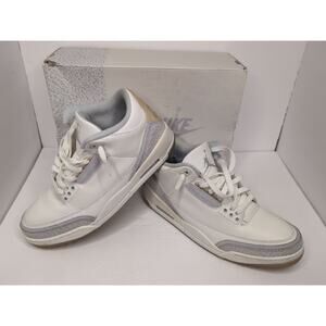 Air Jordan 3 Retro Craft Ivory Grey Mist Size 11.5 With Box